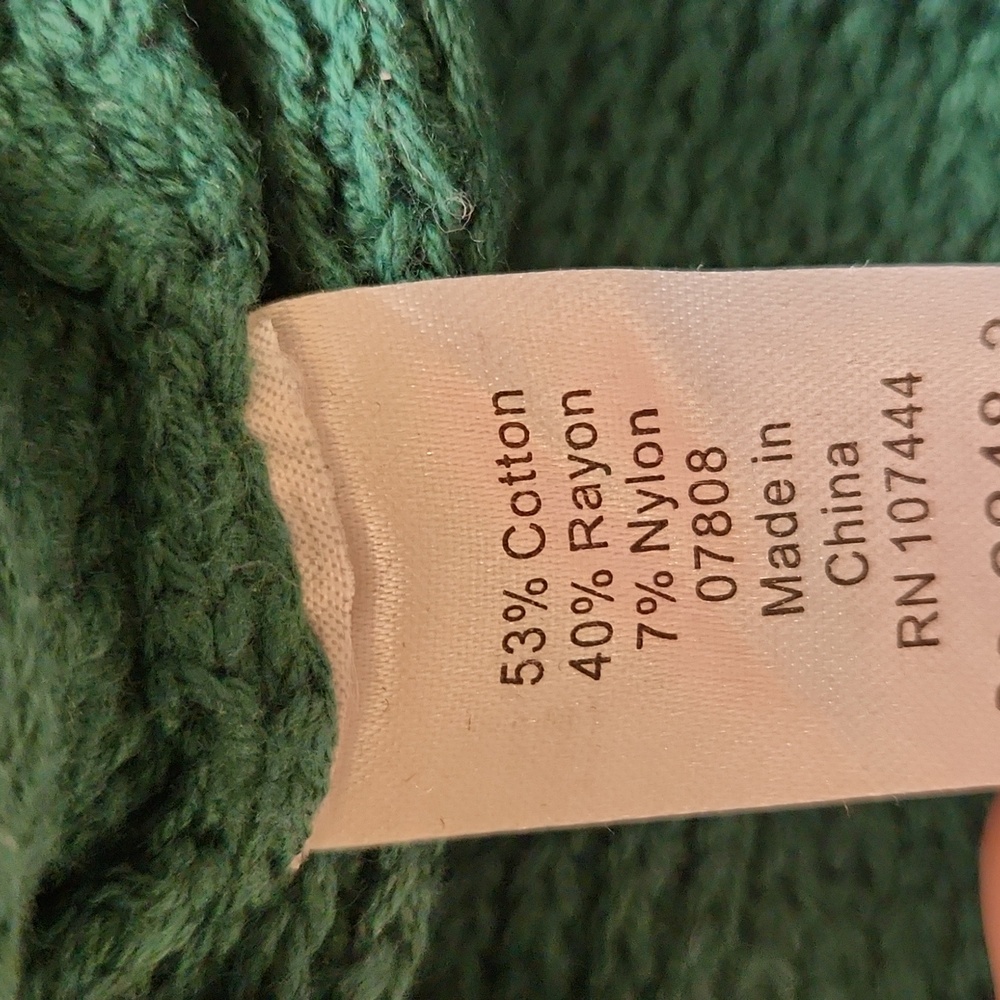 Jessica London Teal Ribbed Women's Sweater - Picture 5 of 7